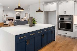 Kitchen after electrical upgrade